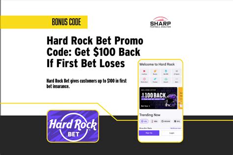 HARD ROCK BET PROMO: UP TO $100 WELCOME BONUS.
